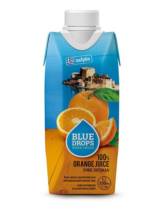 藍(lán)依洛BlueDrops橙汁(330ml)